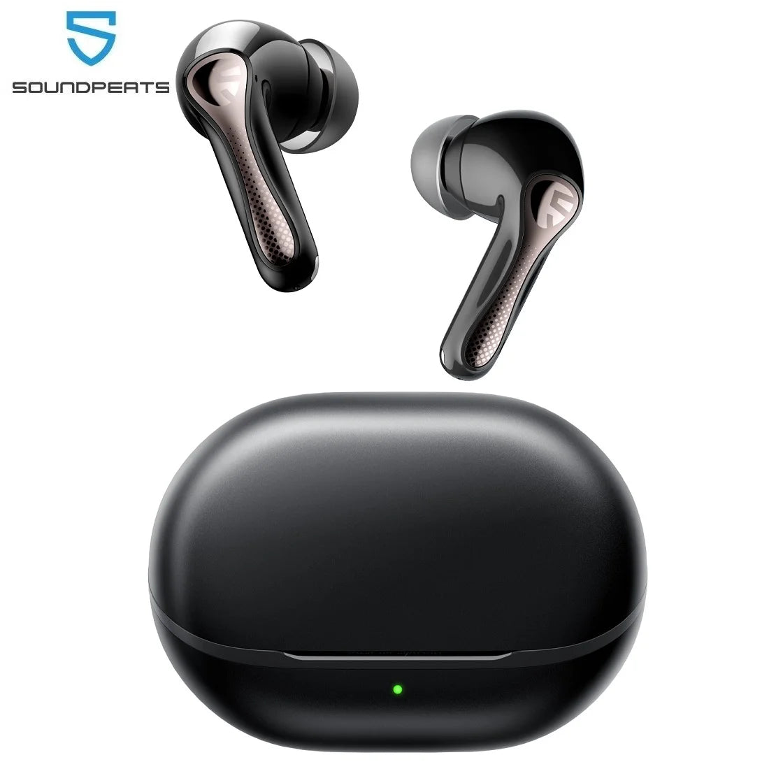 Air5 Pro Wireless Earphones 55 dB Adaptive Hybrid ANC Bluetooth 5.4 Earbuds, Hi-Res LDAC Apt X Lossless,6 Mics AI ENC