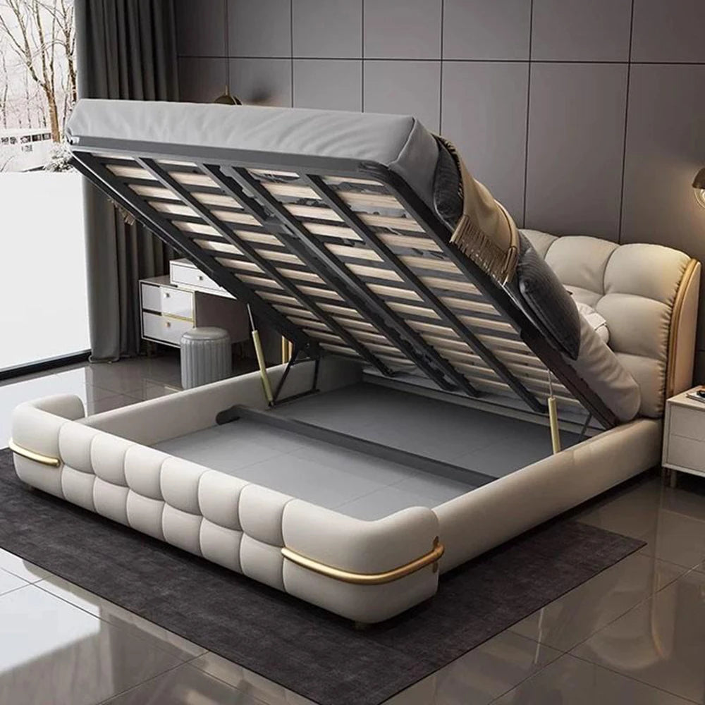 Aesthetic Luxury Unique Bed Queen