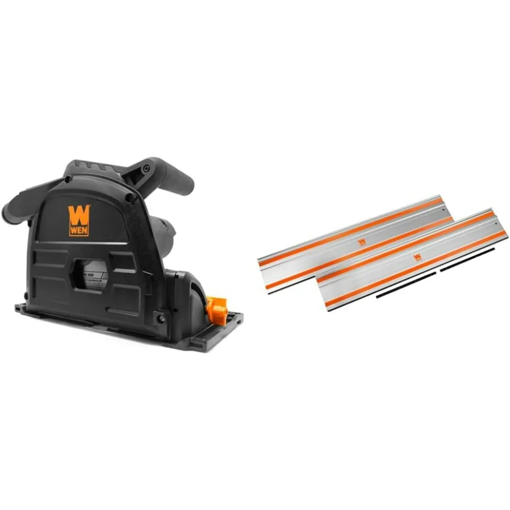 Circular Saw Kit with 100-Inch Guide Rail and Attachments