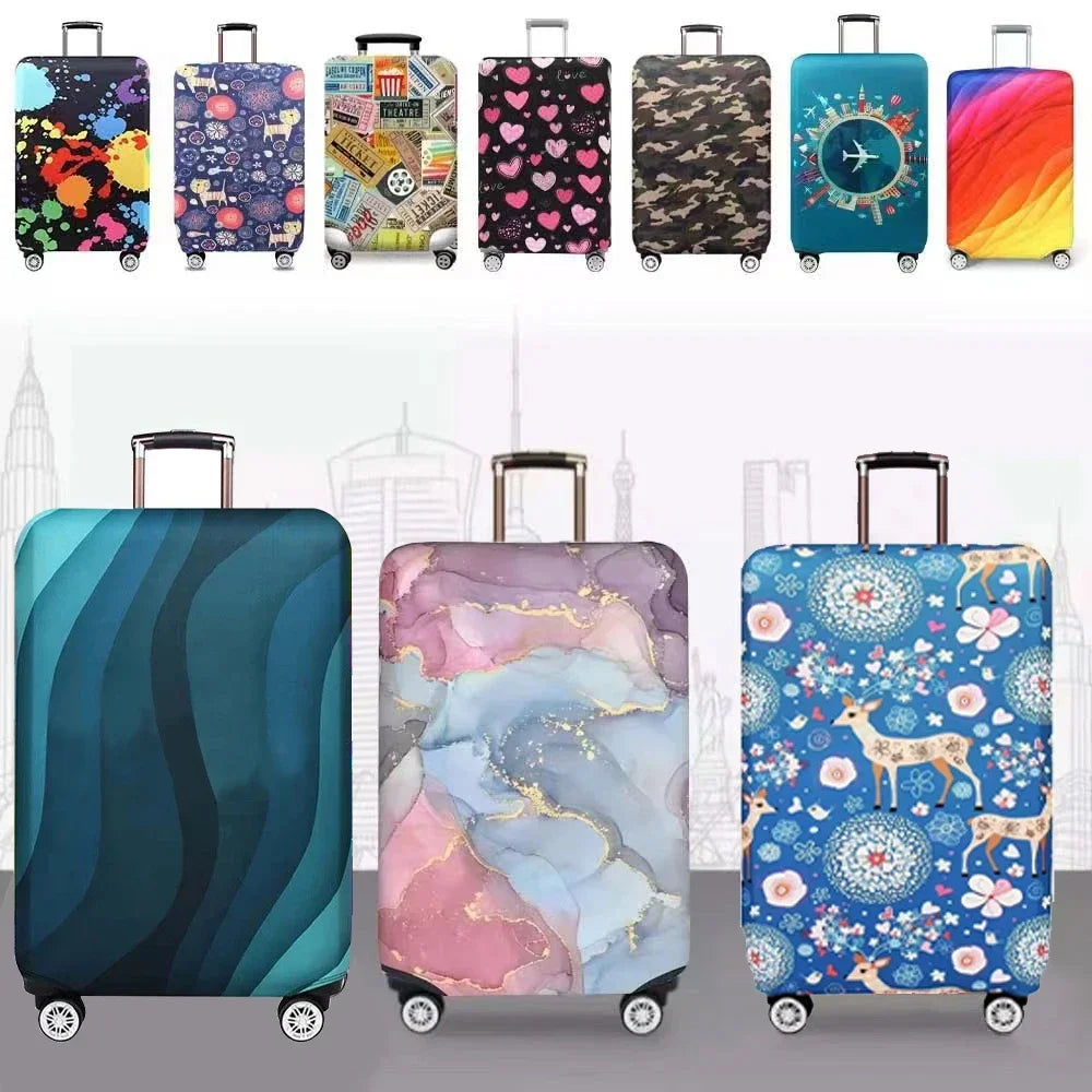 Luggage Covers Protector Travel Luggage Suitcase/ Protective Cover/ Stretch Dust Covers for Travel Accessories Luggage Supplies