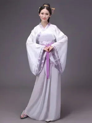 Vintage Ethnic Style Women Top/ Skirt 2 Piece Set Princess Dance Costume/ Hanfu Ladies Suit Cosplay Outfit Woman New Year Clothing