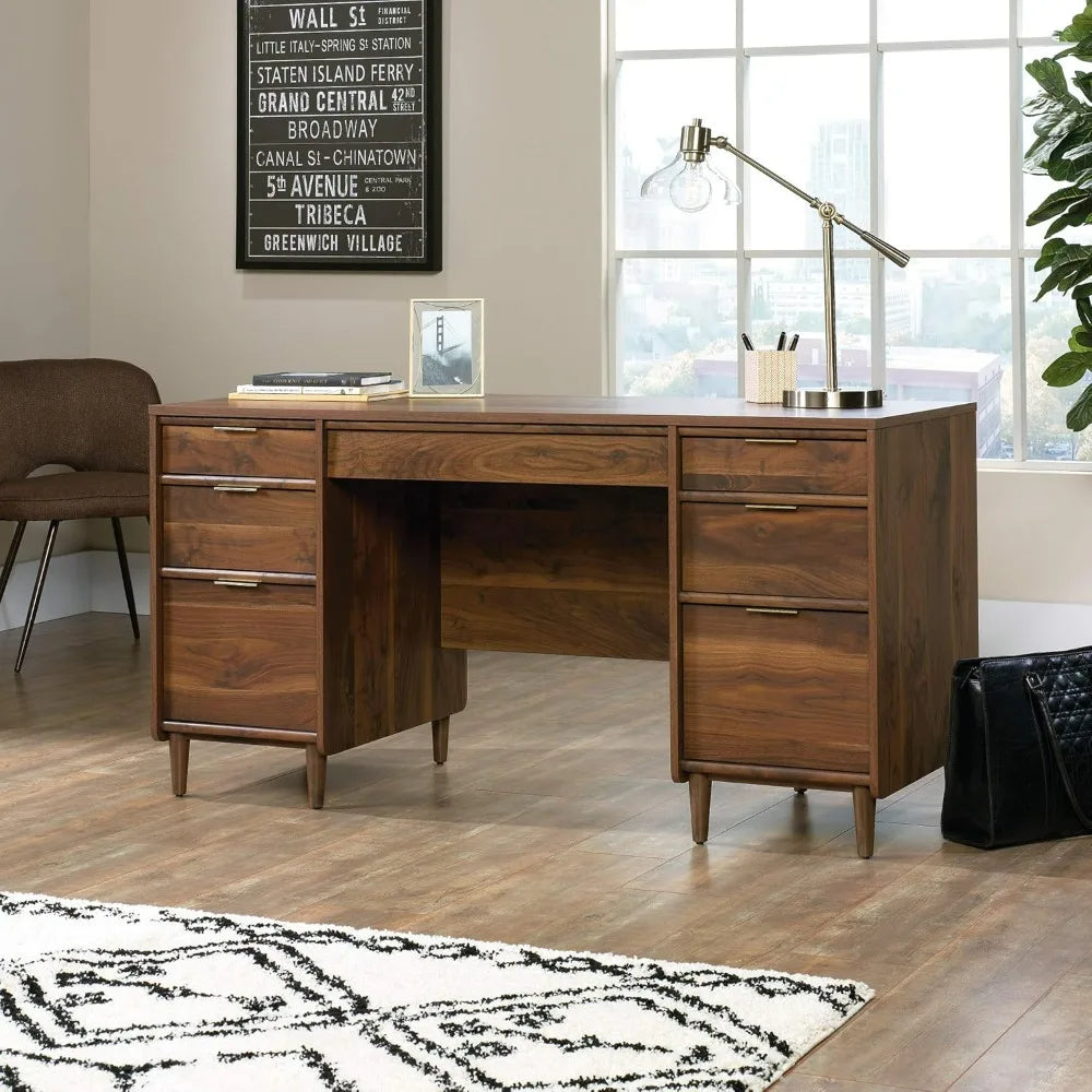 Executive Desk in Rich Walnut Finish
