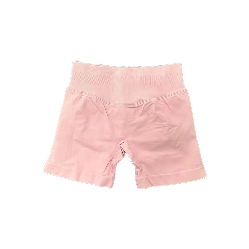 Impact Shorts with Logo Women Seamless Yoga Shorts Scrunch Bum Gym Shorts Workout Biker Short Fitness