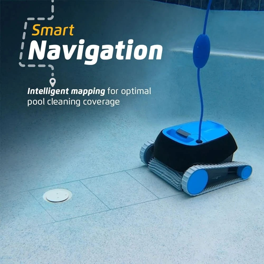 Automatic Robotic Pool Vacuum Cleaner, Wall Climbing Scrubber Brush & Top Load Filter Access, Custom