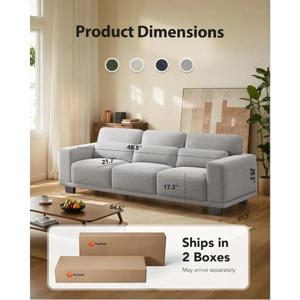 Comfy 3 Seater Sofa, Supportive