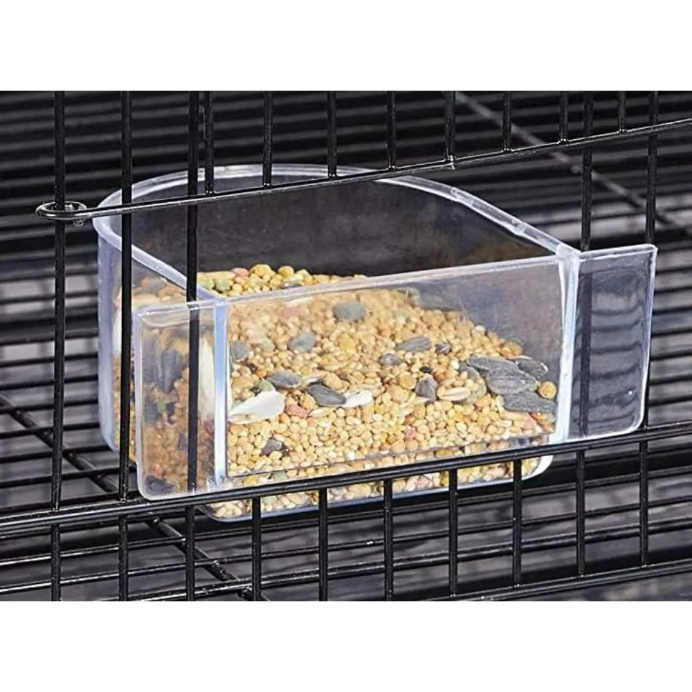Aviary Breeding Cage for Finches, Parakeets, and Other Small Birds - 24 x 16 x 16 High in Black