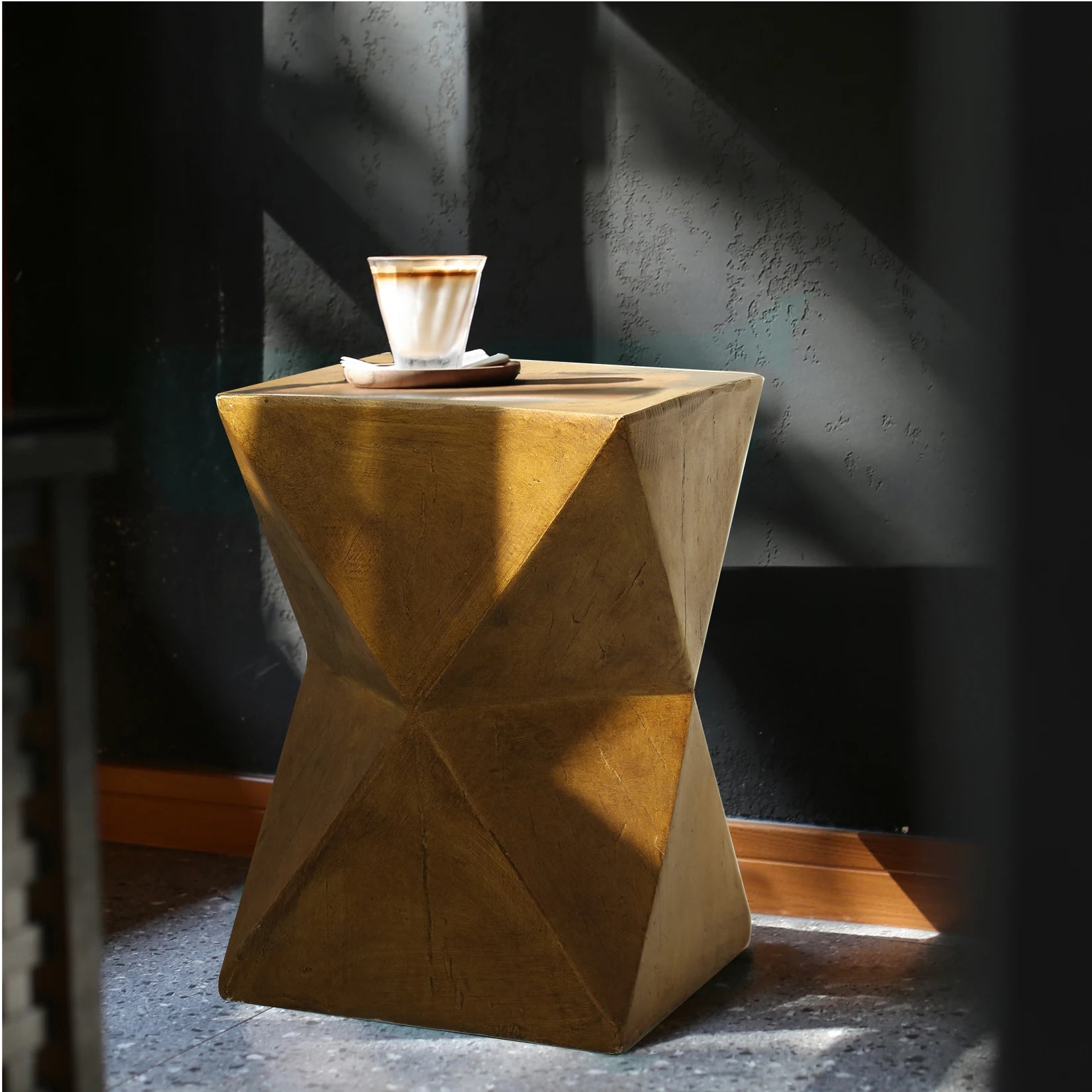 Vintage Wooden Side Table/ Small Coffee End Table/ Nightstand Furniture Storage Organizer for Styling Your Home