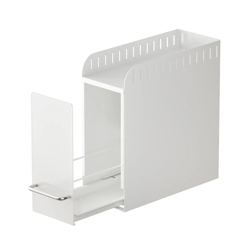 Kitchen Spice Organizer Kitchen Pull Out Seasoning Drawer Rack Countertop Dustproof Cup Storage Rack Multipurpose Spice Cabinet