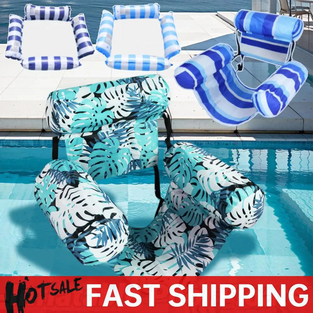 PVC Inflatable Pool Float/ Lounger Chair Swimming Pool/ Floating Water Hammock /Summer Inflatable Sea Mattress /Water Play Equipment