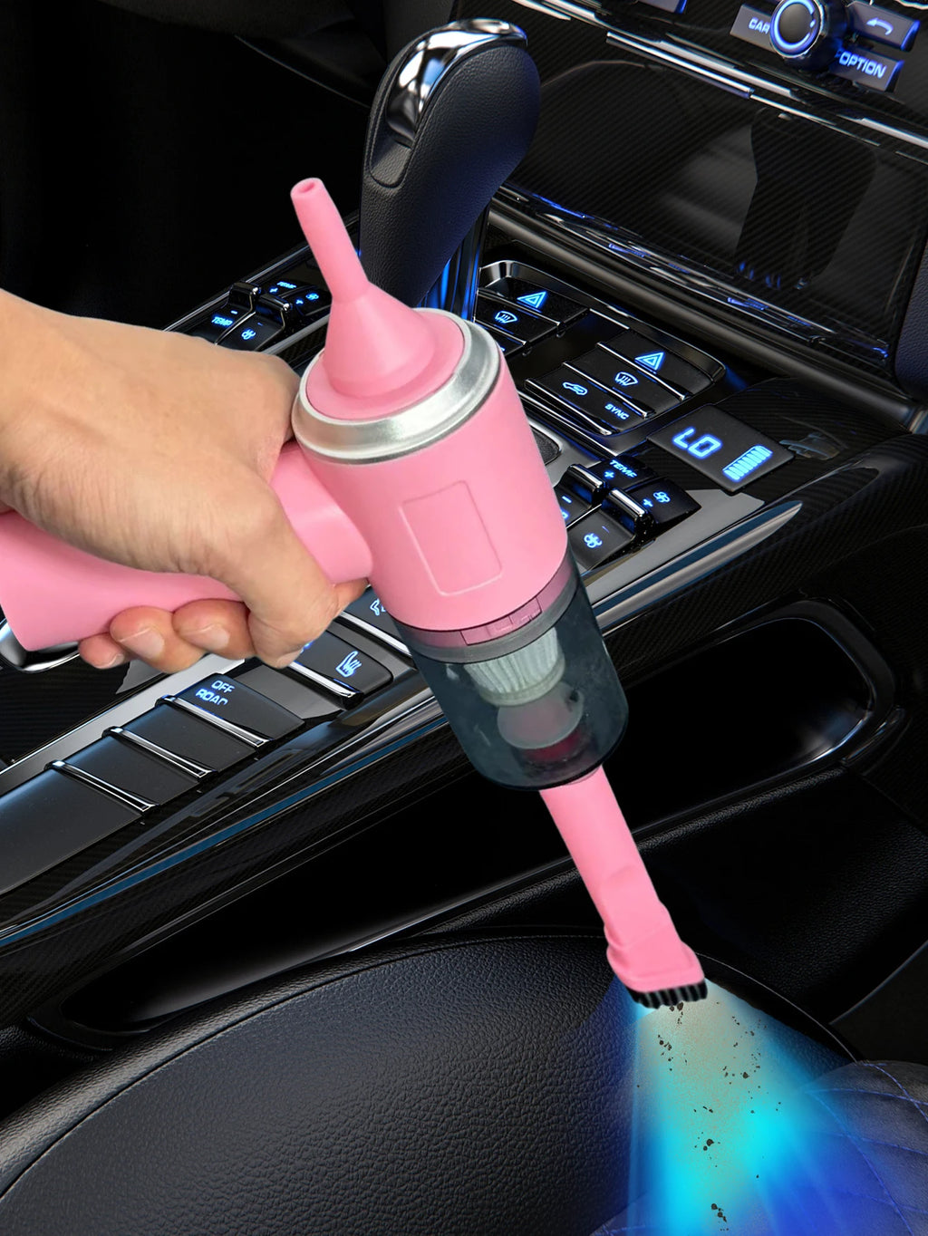 Wireless Hand Held Vehicle Vacuum/ Mini Vacuum Cleaner Super Suction Power/ Can Be Used for Car and Home Cleaning