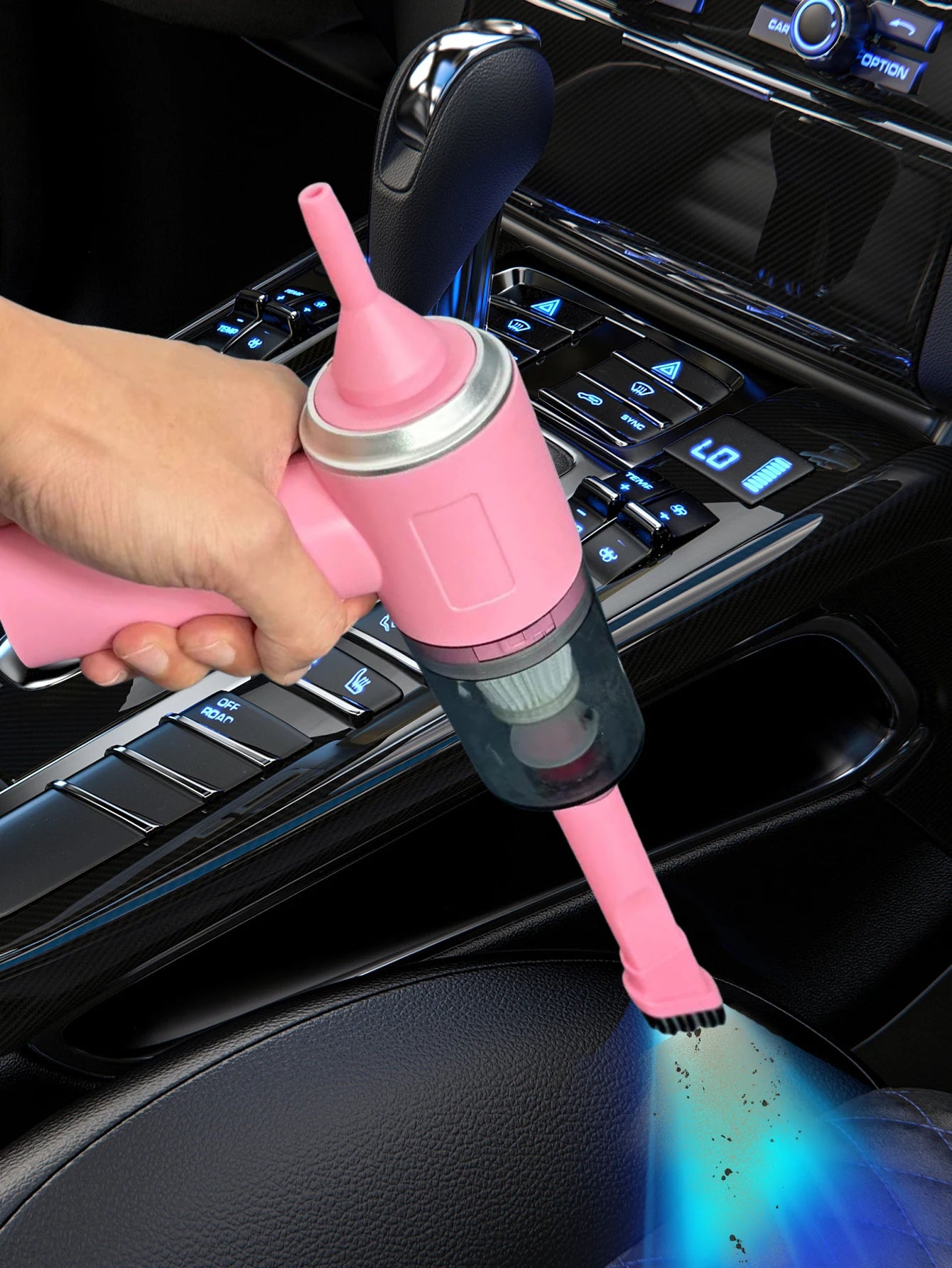Wireless Hand Held Vehicle Vacuum/ Mini Vacuum Cleaner Super Suction Power/ Can Be Used for Car and Home Cleaning