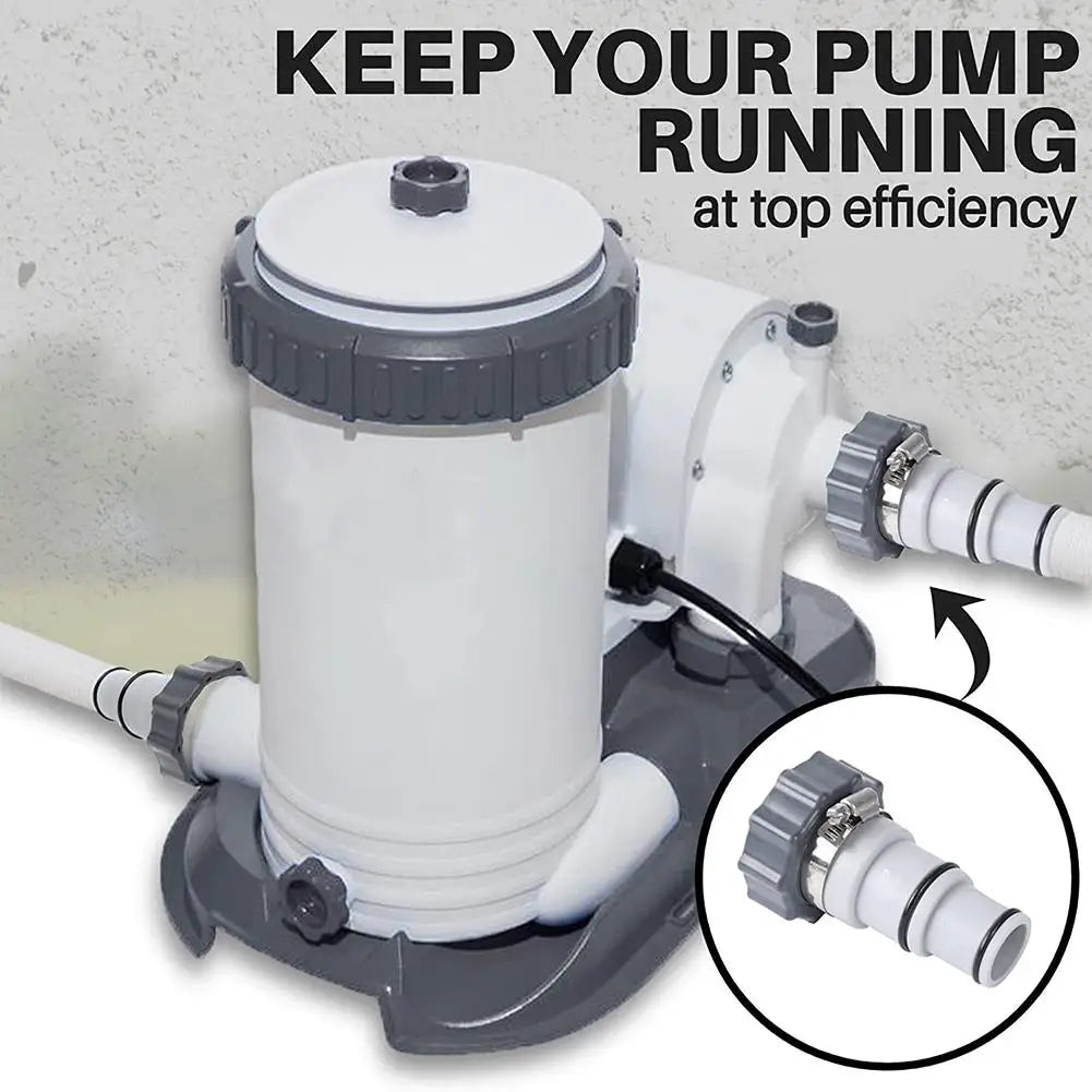 Replacement Hose Adapter Kits with Collars for Intex Threaded Connection Pumps/ Swimming Pool Parts Accessories