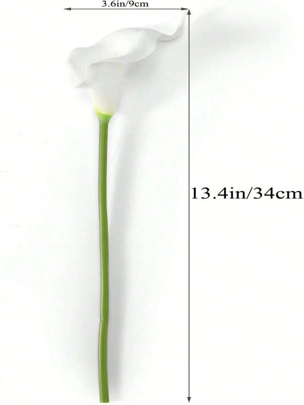 Real Touch Calla Lily Artificial Flowers, Flower Arrangement In Vase Home Decorations/ DIY Wedding Bouquet , Party Wedding Decorations