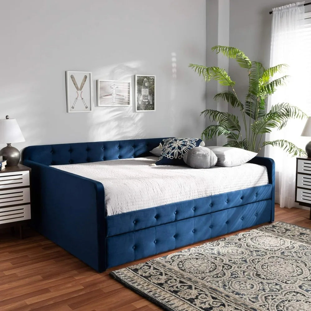 Queen Size Navy Blue Baxton Studio Daybed