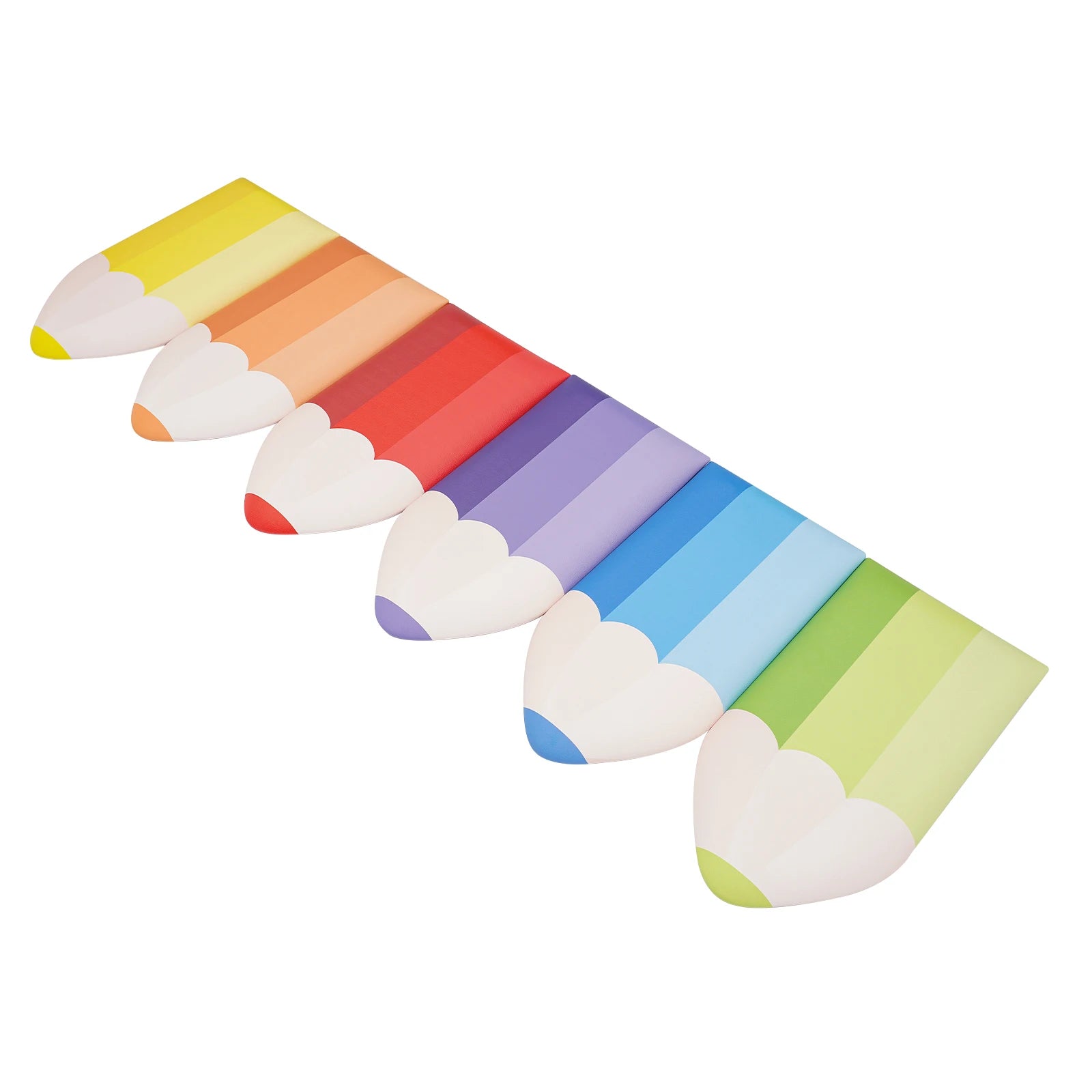 6 PCS Pencil Wall Stickers Anti-Collision Wall Padding for Kids/ Thickness 3cm Self-Adhesive Children's Room Wallpaper