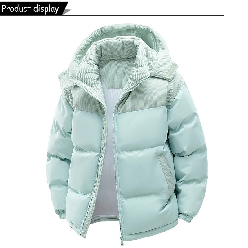 Autumn/ Winter Men Outdoor Removable Hooded Windbreak Jacket /Coats Men Warm Outwear Casual Fashion Solid Parkas/ Jacket Male Tops