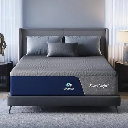 Queen Size Cool Nest Mattress: 12" Memory Foam with 5-Zone Ergonomic Support for Enhanced Sleep Comfort