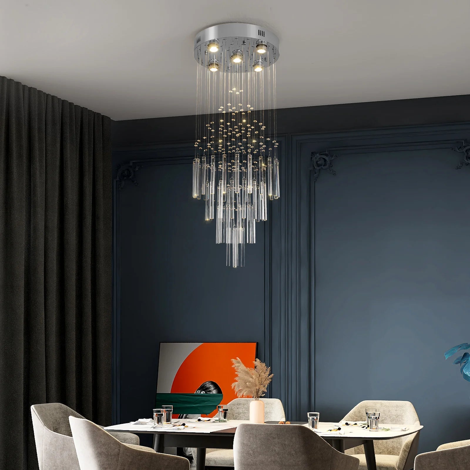 Crystal Ceiling Chandelier Luxury Home Decor/ Living Room/ Bedroom  Pendant Lights /Lighting Fixture Ceiling Lamps