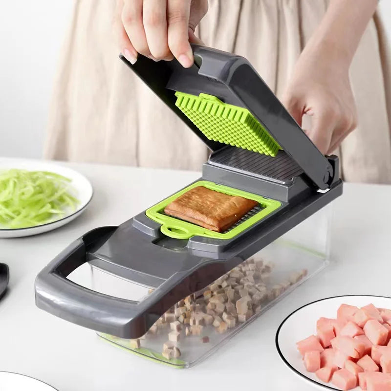 Safe Hand Guard Vegetable Cutter, for Cooking Together. 33x12cm