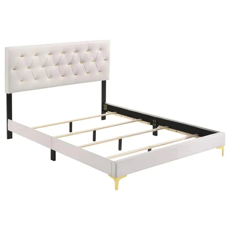 Queen 4-Piece Bedroom Set with Bed, Dresser, Nightstand, and Mirror