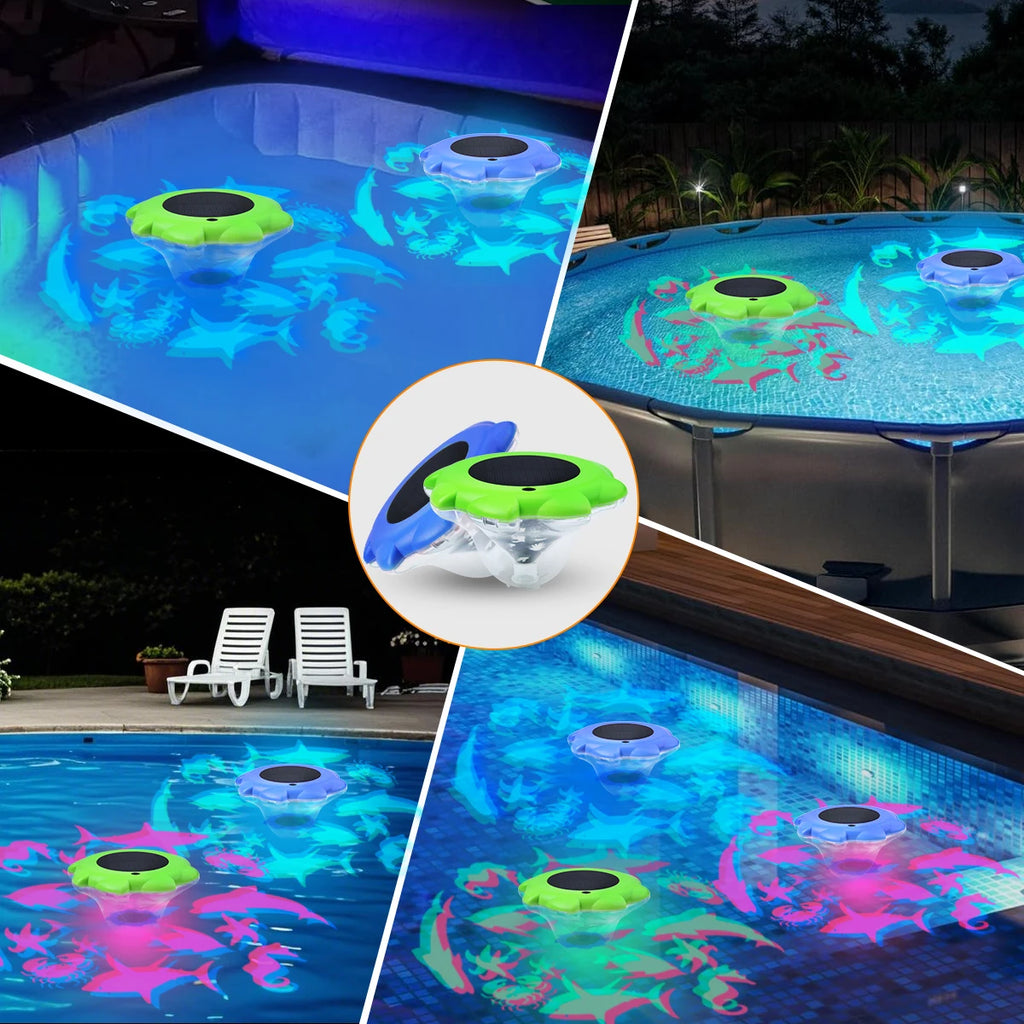 Solar Pool lights IP68 Waterproof Solar-Powered Floating Pools Light for Bathtubs, Ponds, Pool Parties,Water Decorations