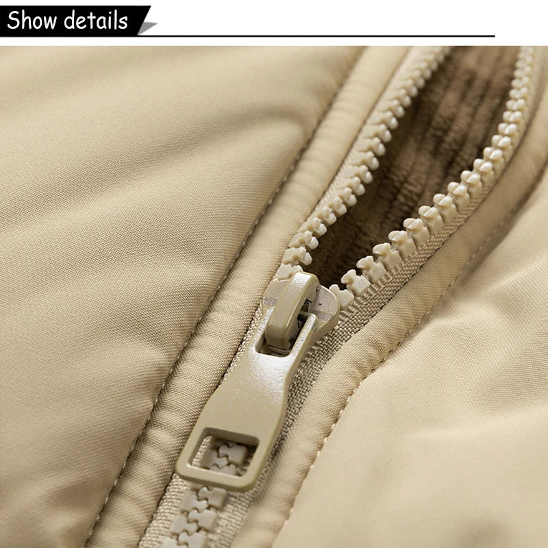 Autumn/ Winter Men Outdoor Removable Hooded Windbreak Jacket /Coats Men Warm Outwear Casual Fashion Solid Parkas/ Jacket Male Tops