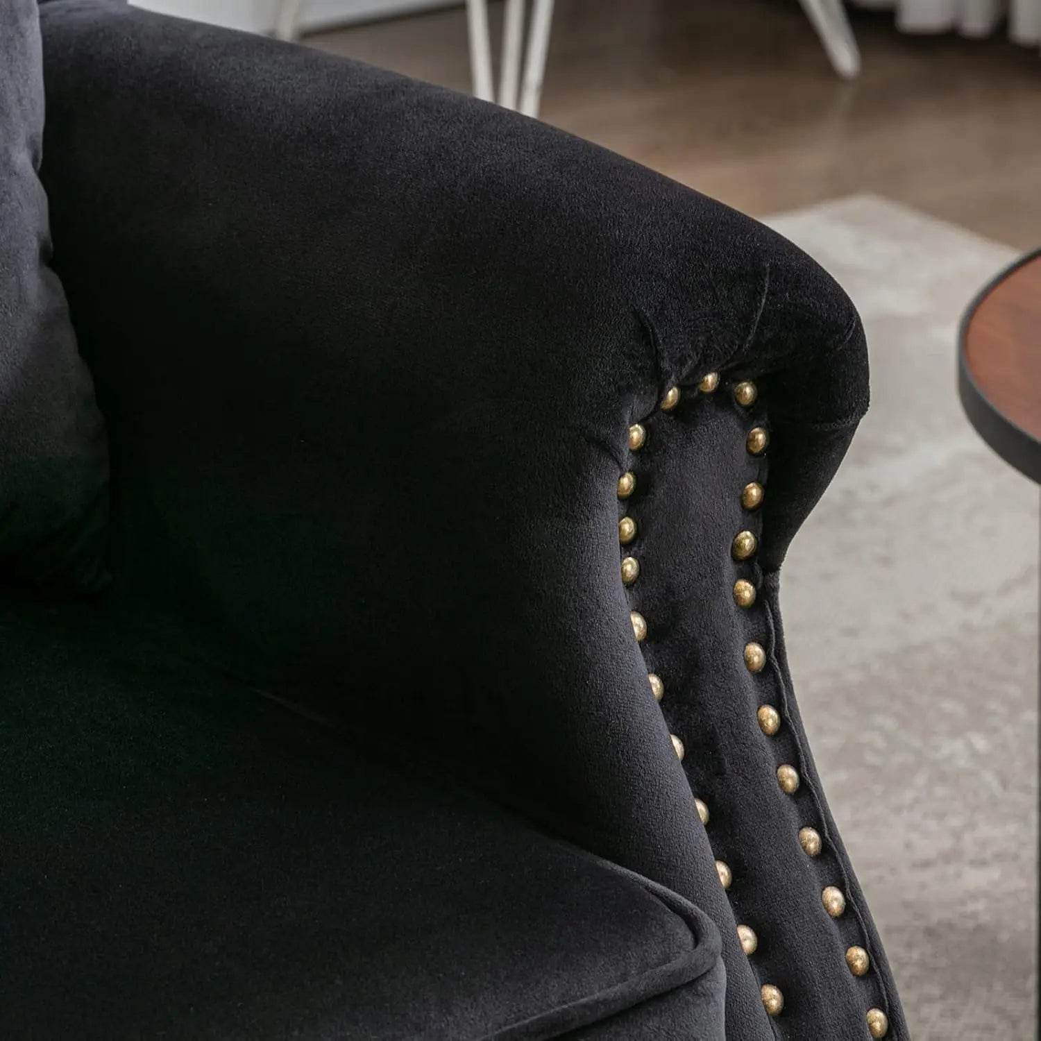 Accent Reading Arm Chair/Midcentury Modern Comfy Corner Sofa Chair/ Wingback Waiting Room/ Club Chair with Tufted