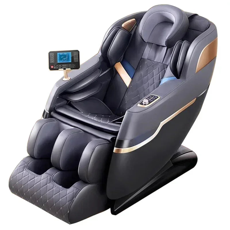 Massage Chair Gravity 3d Calf Full Body Massage Seat Chair Vibrating Smart Terapy 8 Roller