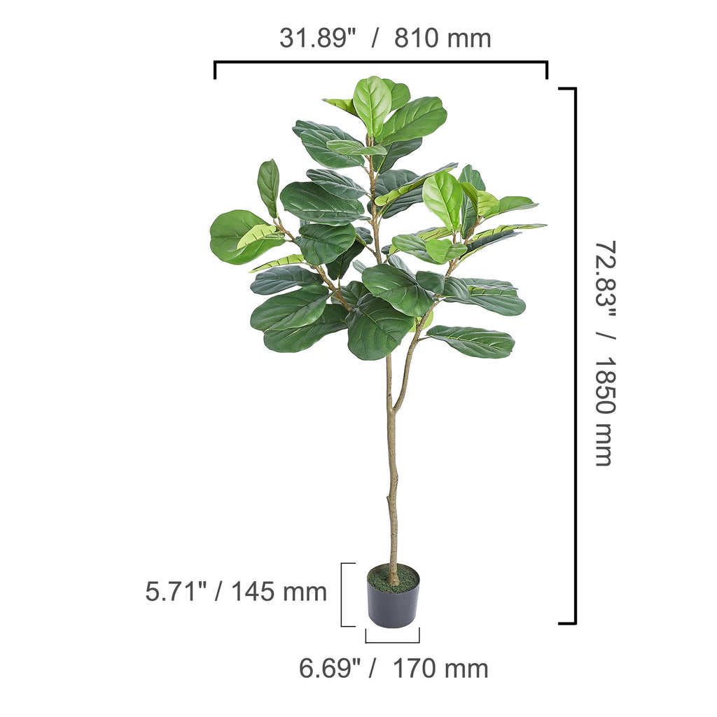 Artificial Olive Tree 4/5/6FT Tall Faux Plant/ Secure PE Material/ Anti-Tip Tilt Protection Low-Maintenance Tree for Home