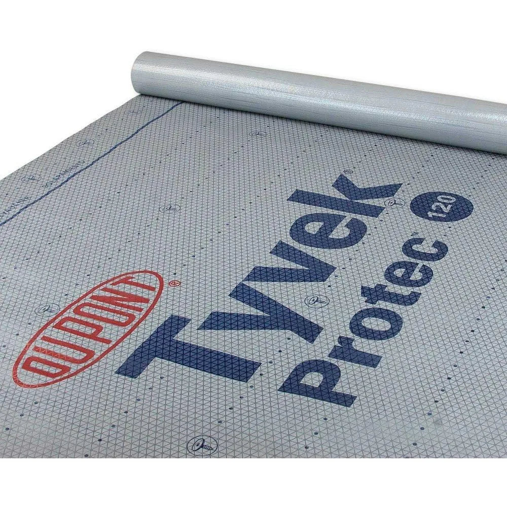 Tyvek 120 Roofing Underlayment, 4 Feet by 250 Feet, Single Roll