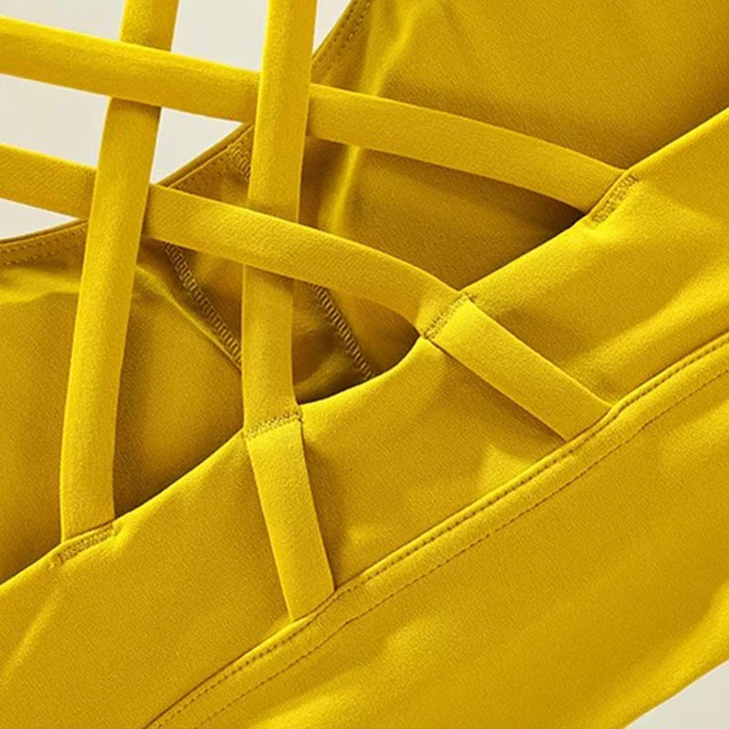 TRY TO BN Women's Tracksuit Yoga Set Fitness Leggings/ Sports Bra/ Naked Sportwear Breathable Workout Two Pieces Suit Gym Clothes