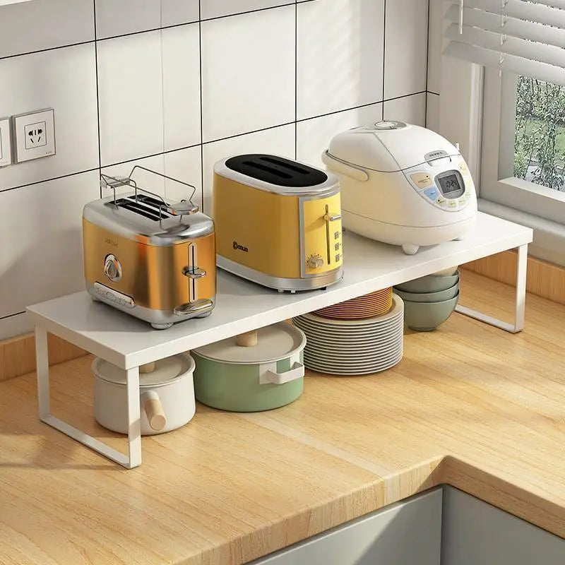 Kitchen Desktop Shelf/ Layered Storage Partition, Small Racks for Storing Dishes, Seasonings, Home Storage Holders Organization