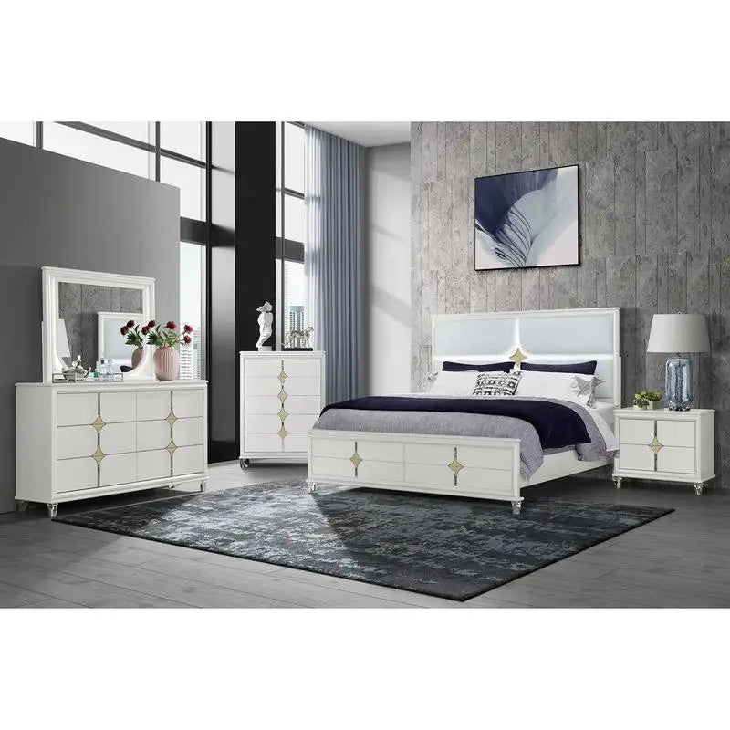 5PC King Bedroom Set -  Modern Home Furniture