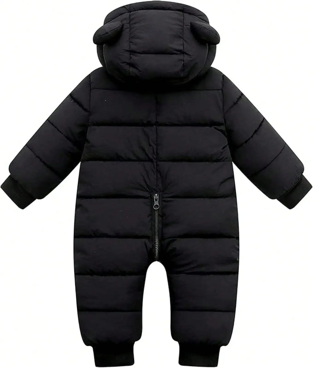 Baby Clothes Cute Infant Toddler Snowsuit Warm Newborn Boy/ Girl Winter Coats/ Hooded Zip Jumpsuit
