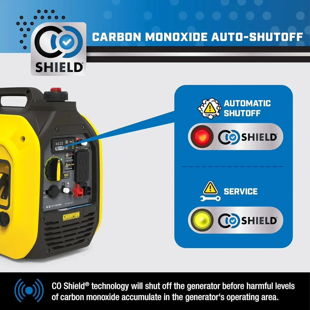 2500-Watt Dual Fuel Portable Inverter Generator with Quiet Technology and CO Shield