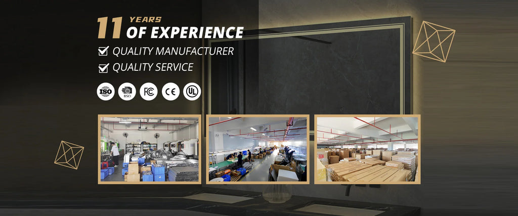 LUVODI Rectangle Living Room Coffee Table Sofa Side Table with White Black Grey Marble Tabletop