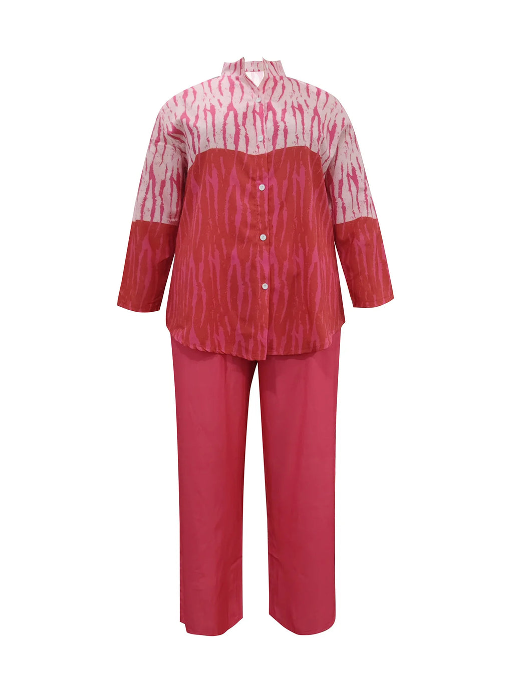 Casual Must - Have! Pink - Magenta Gradient Set, Eye - Catching for Lounging or Shopping