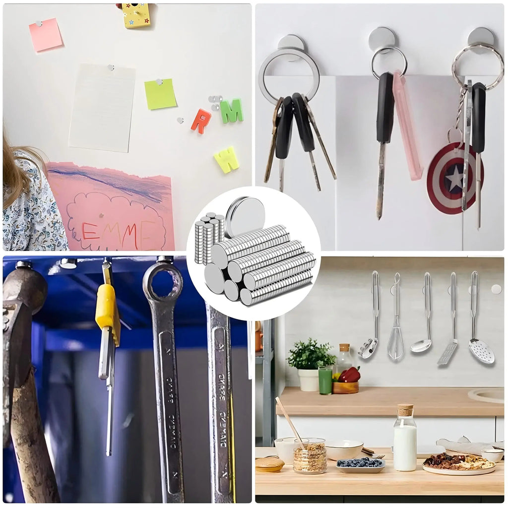 3x1/3x2/5x2/10x2/10x3mm Strong Magnet Refrigerator Magnets for Decoration/ Offices/ DIY Whiteboard, Kitchen/ Tool Storage