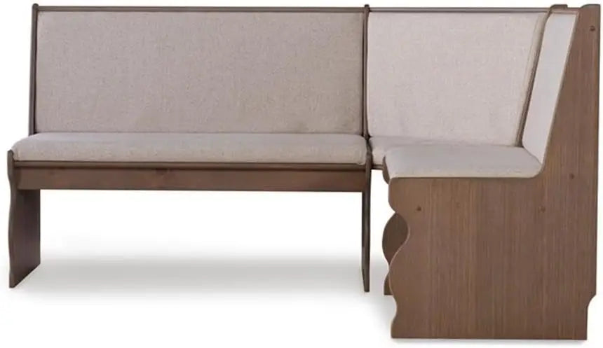 Indoor 3 Piece Kitchen/Dining Corner Table Booth Bench