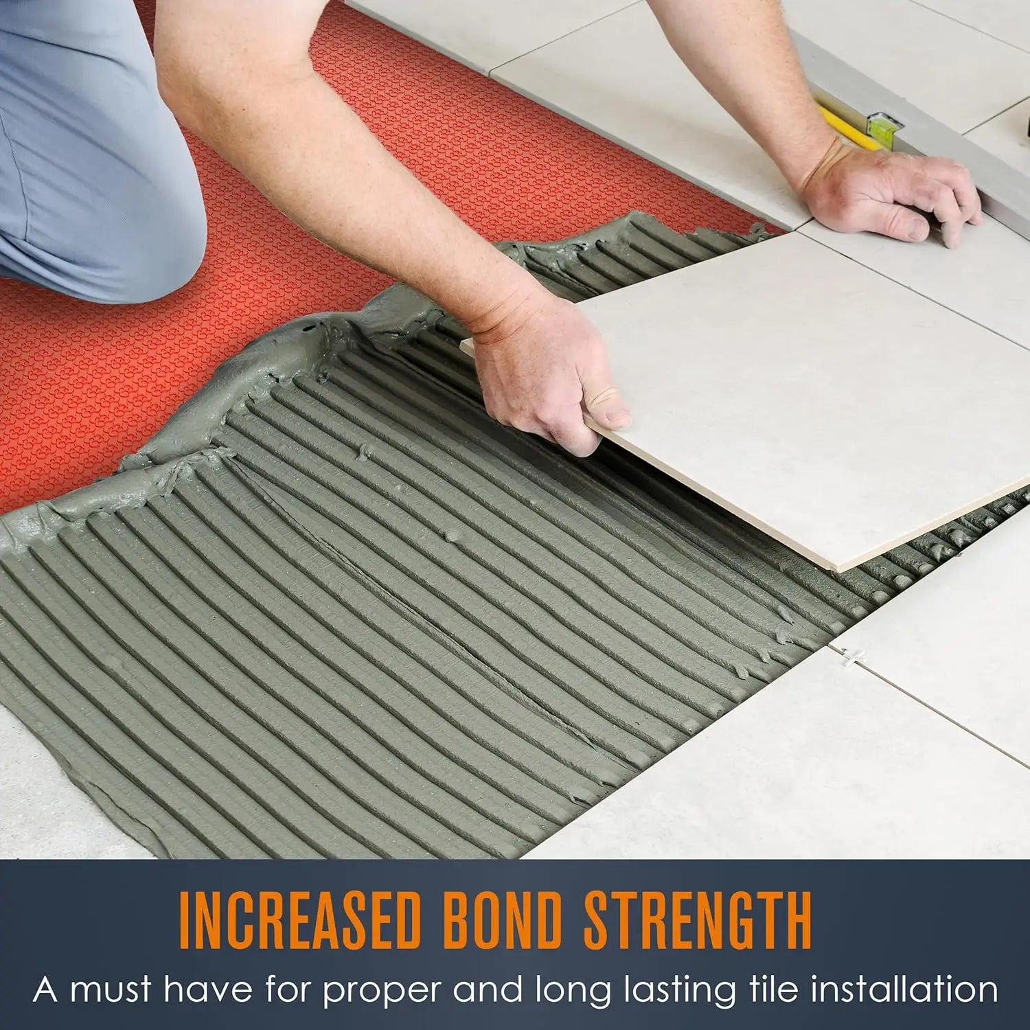 Decoupling Membrane for Tile Flooring - Anti-Fracture Underlayment for Floors