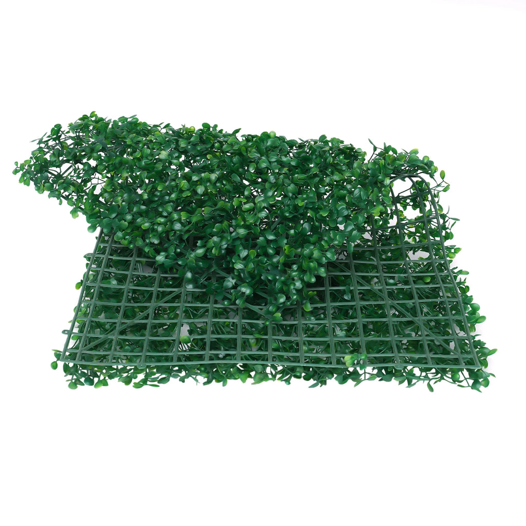 Artificial Greenery Wall Panel 12 Pack, 23.6x15.7in Faux Plant Mat with High Density PE, Privacy Fence Screen for Garden/ Patio