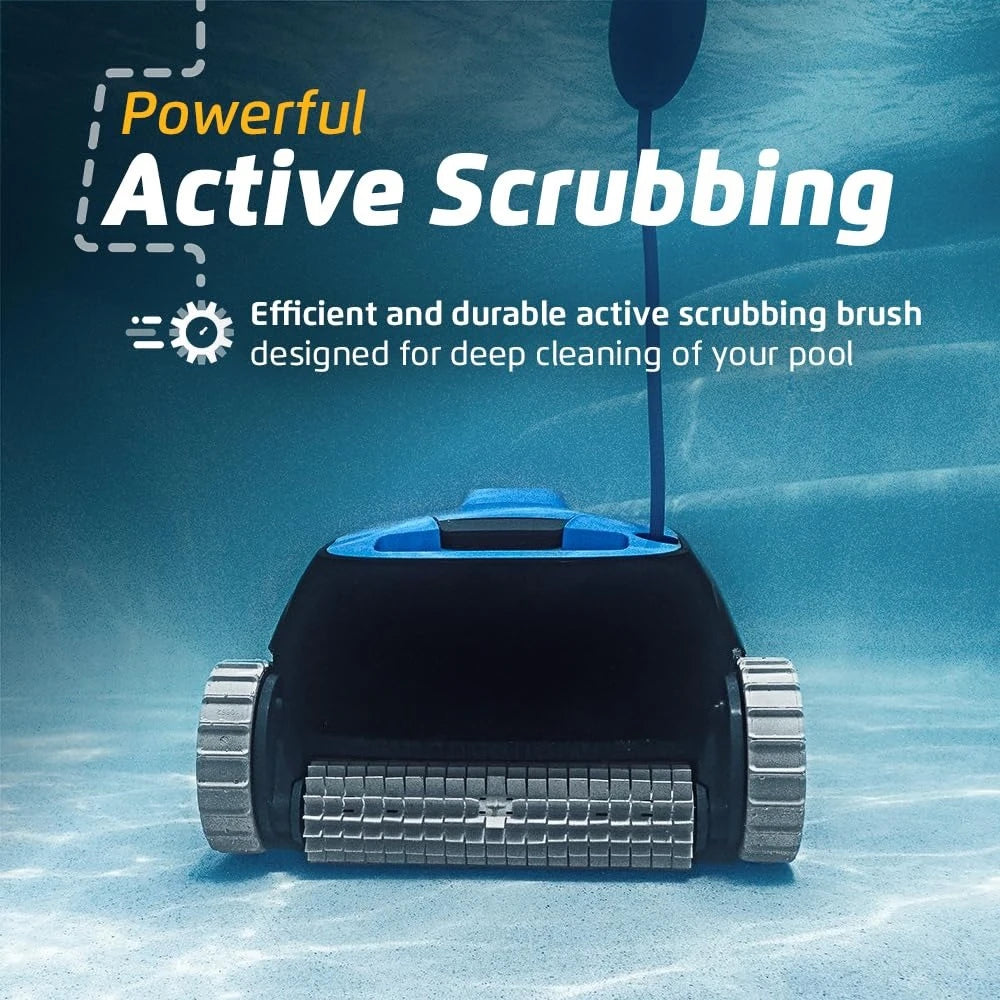 Automatic Robotic Pool Vacuum Cleaner, Wall Climbing Scrubber Brush & Top Load Filter Access, Custom
