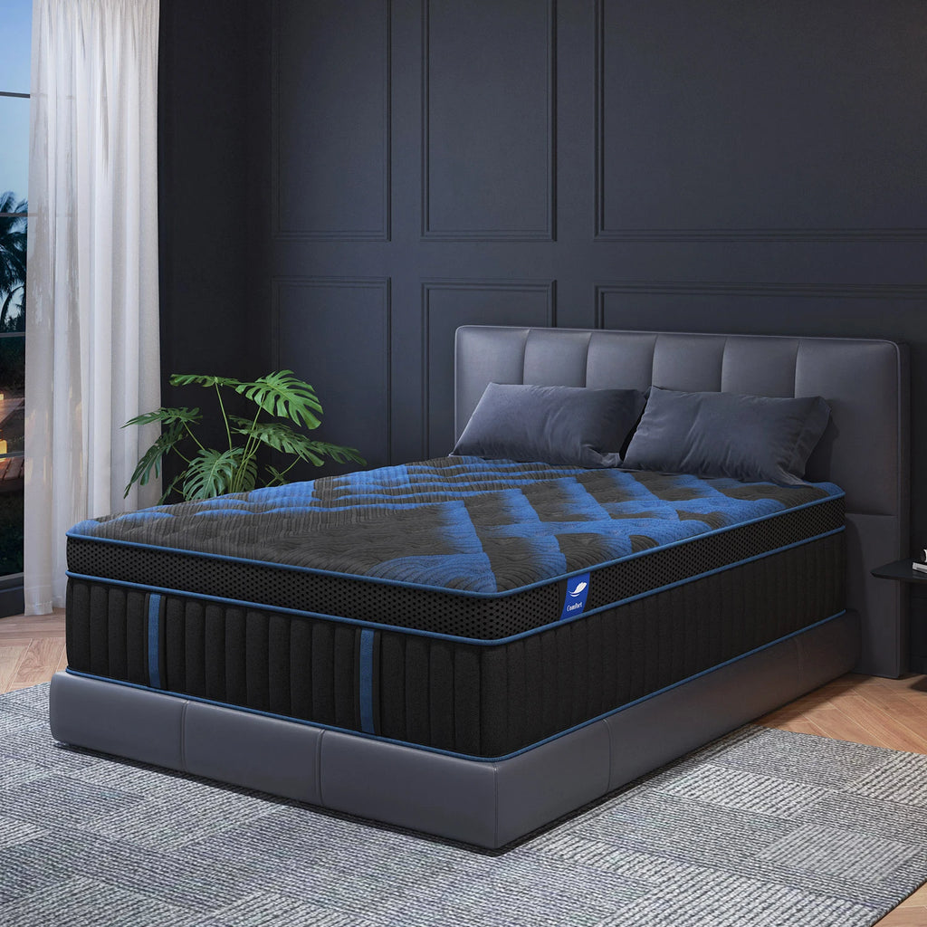 12"Gel Memory Foam Hybrid Pocket Spring Mattress/ Twin/ Full/ Queen/ King Bed Mattress In A Box, Medium Firm Motion Isolation