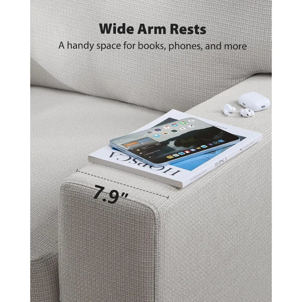 Comfy 3 Seater Sofa, Supportive