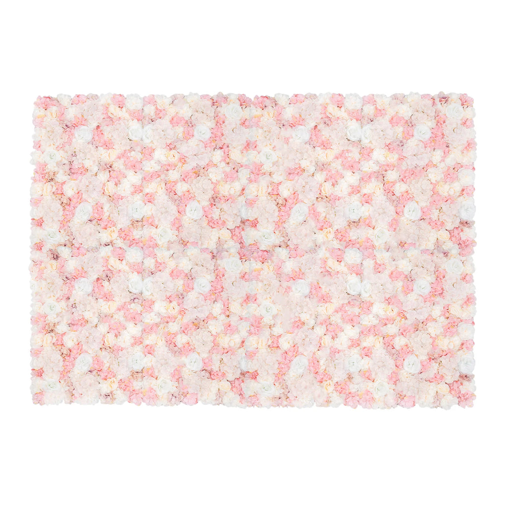 12 Pack Flower Wall Panels 16 x 24 inch 3D Rose Wall Mat Decorative Faux Floral Panel Hydrangea Silk Faux Flower Backdrop