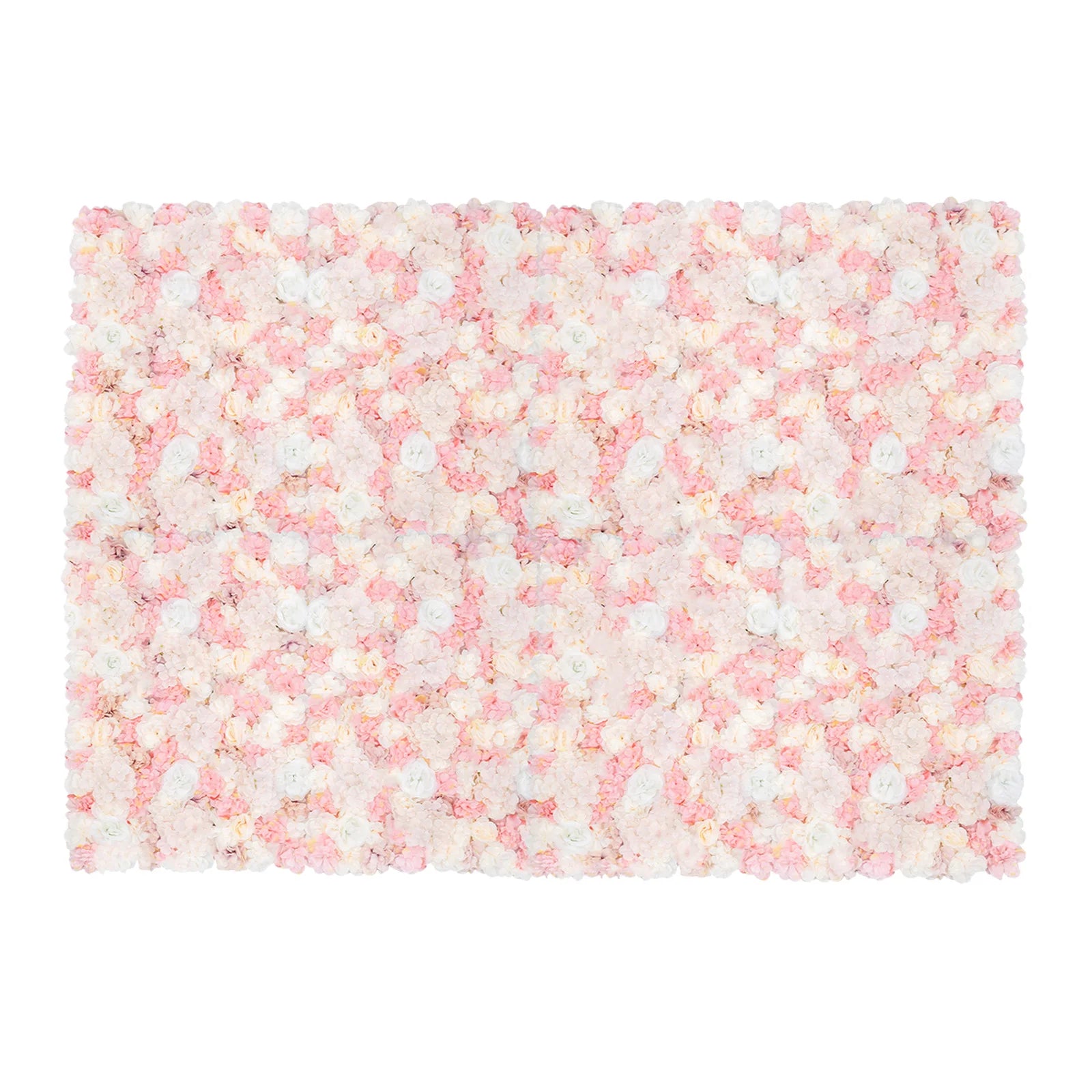 12 Pack Flower Wall Panels 16 x 24 inch 3D Rose Wall Mat Decorative Faux Floral Panel Hydrangea Silk Faux Flower Backdrop