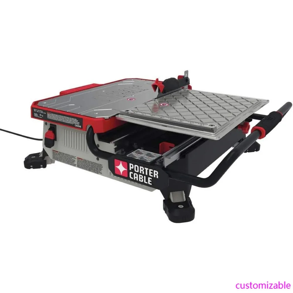 7-Inch Tile Wet Saw with Built-In Cutting Guide (PCE980)