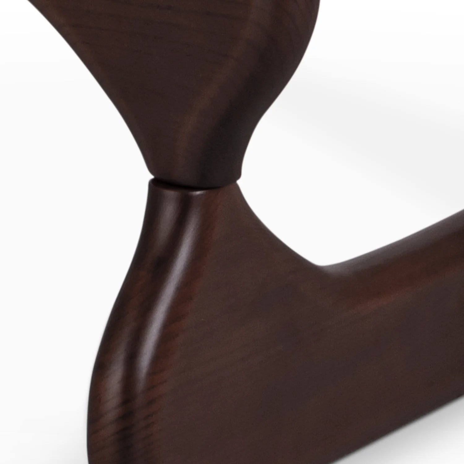 Modern Triangle Glass Coffee Table, Vintage Glass, Wood End Table, Solid Wood Base Coffee Table, for Living Room, Patio