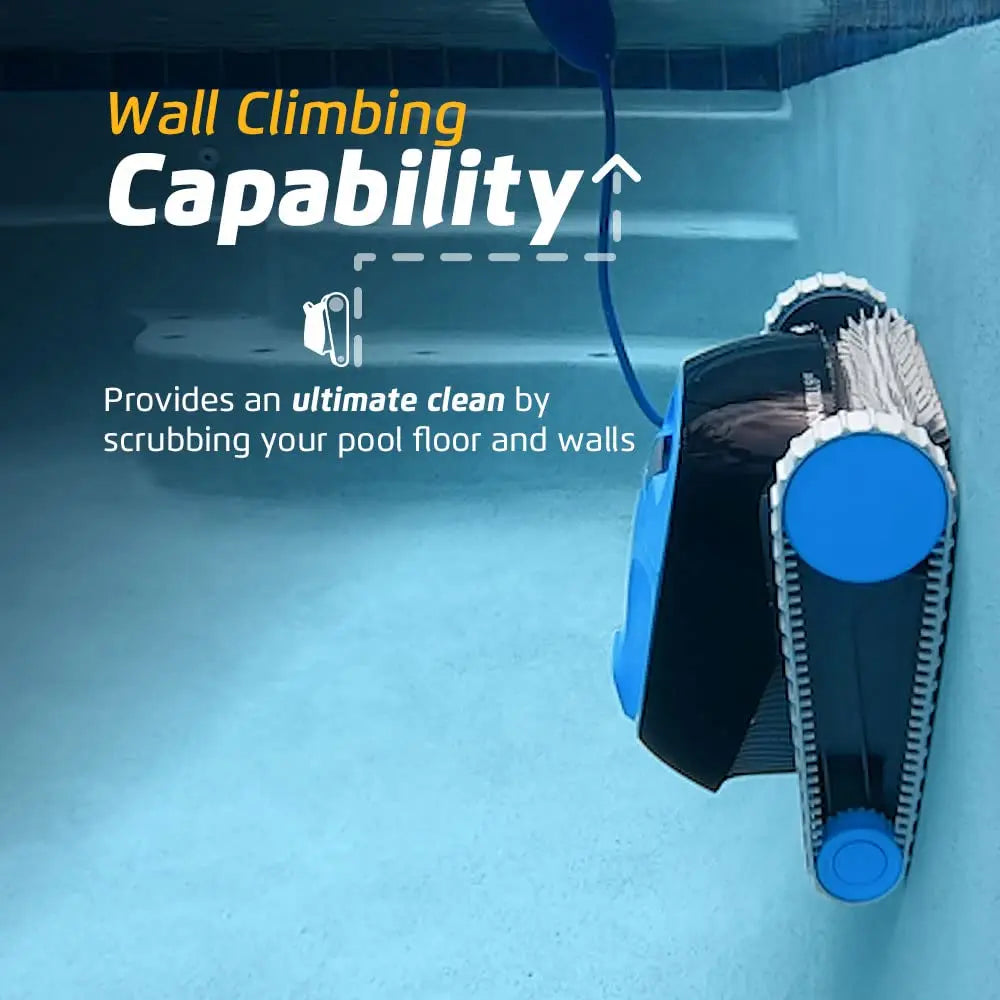 Automatic Robotic Pool Vacuum Cleaner, Wall Climbing Scrubber Brush & Top Load Filter Access, Custom