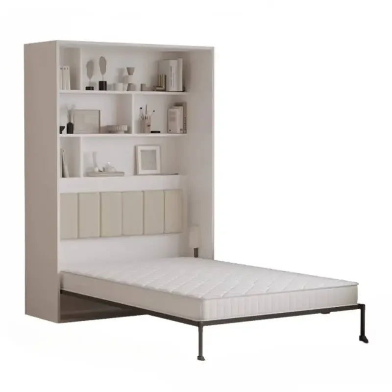 Full Murphy Bed With Closet Organizer With Drawers Full Size Bed Space-Saving